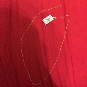 24K real gold chain. (24 inch)